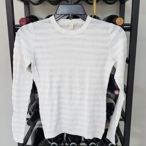 Listing #1 Banana Republic White Cotton Sweater/Top Perfect Warm Weather